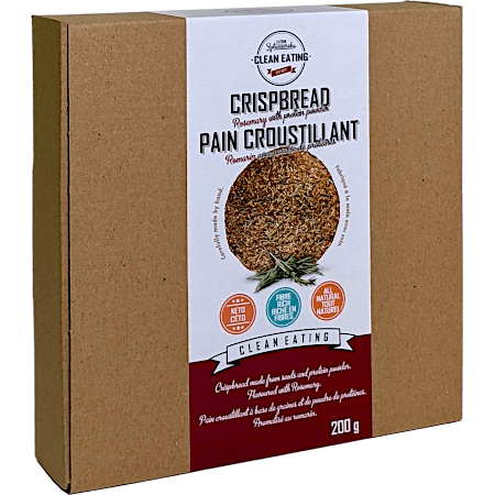 Keto Friendly Crispbread - Rosemary with Protein Powder
